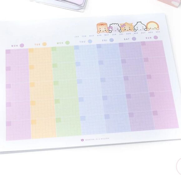 Planner undated pages detached block - Picture 1 of 5